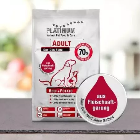 Platinum Adult Beef + Potato 1.5kg